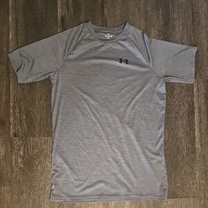 Under Armour Boys's Athletic Short Sleeve Tee - Gray